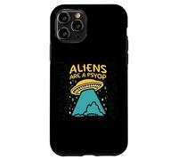 Carcasa para iPhone 11 Pro Los Extraterrestres Son un Psyop Divertido OVNI Desinformación Engaño Alien Meme
