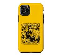 Carcasa para iPhone 11 Pro Los Pollos me Hacen Sentir Menos Asesinato Terapia de gallinero
