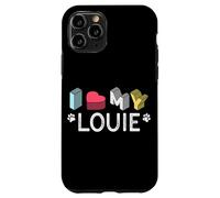 Carcasa para iPhone 11 Pro Louie Nombre de Perro Personalizado Louie Pet Lover