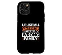 Carcasa para iPhone 11 Pro Lukemia Messed with Wrong Family Blood Cancer Awareness