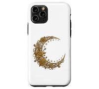 Carcasa para iPhone 11 Pro Luna Creciente Mística Ros y Espina Estética Bohemia