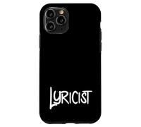 Carcasa para iPhone 11 Pro Lyricist Hip Hop Rap Music Poetry Poem Writer Lyricism MC