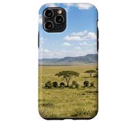 Carcasa para iPhone 11 Pro Maasai Mara Savannah Kenia Vida Silvestre Paisaje Escena
