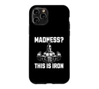 Carcasa para iPhone 11 Pro Madness This Is Iron Espartano Fitness Fuerza Gym Pesas