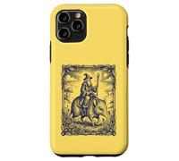 Carcasa para iPhone 11 Pro Mago Montando Criatura Mística Elefante Musaraña Fantasía
