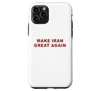 Carcasa para iPhone 11 Pro Make Iran Great Again - Minimal Text White & Red