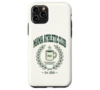 Carcasa para iPhone 11 Pro Mama Athletic Club EST 2026 Maratón de la Maternidad mamá Divertida