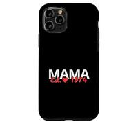 Carcasa para iPhone 11 Pro Mamá EST 1974 - Celebración de Cumpleaños Maternidad