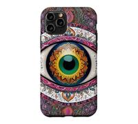 Carcasa para iPhone 11 Pro Mandala Evil Eye Art Style Boho Hippie Estética