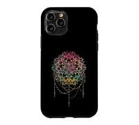 Carcasa para iPhone 11 Pro Mandala Flor Geometría Sagrada Arte Fractal Buen Ambiente