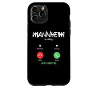 Carcasa para iPhone 11 Pro Mannheim está Llamando y Debo IR a Alemania de Viaje