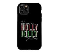 Carcasa para iPhone 11 Pro Manta Have A Holly and Jolly Have a Holly and Jolly Merry Christmas, Leopardo y búfalo