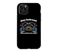 Carcasa para iPhone 11 Pro MANTENTE HIDRATADO - ¿BEBISTE Agua Hoy? Delfines