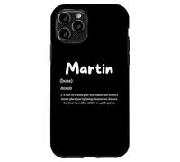 Carcasa para iPhone 11 Pro Martin Definition Personalized Golf Dad Costume For Martins