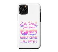 Carcasa para iPhone 11 Pro Matching Family Boat Waves Sun Rays Family Chaos All Days