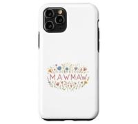Carcasa para iPhone 11 Pro Mawmaw Floral Wildflower Garden Design para Abuelas