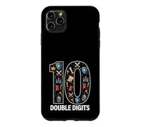 Carcasa para iPhone 11 Pro MAX 10 Caballeros y Castillo Cumpleaños Doble Dígitos