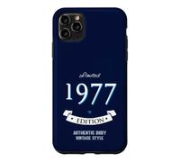 Carcasa para iPhone 11 Pro MAX 1977 cumpleaños Aniversario Regalo 50. Humor ironie