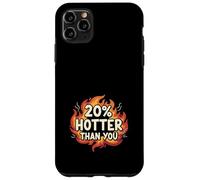 Carcasa para iPhone 11 Pro MAX 20% Hotter Than You Llamas Divertido Sarcástico