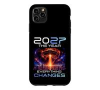 Carcasa para iPhone 11 Pro MAX 2027 The Year Everything Changes First Contact Alien UFO