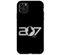 Carcasa para iPhone 11 Pro MAX 207 Portland Maine Código de área Nueva Inglaterra Portlander Mapa Arte