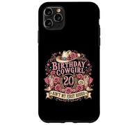 Carcasa para iPhone 11 Pro MAX 20th Birthday Cowgirl 20 Year Old Country Western Girl Women