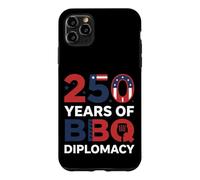 Carcasa para iPhone 11 Pro MAX 250 Years of BBQ Diplomacy Funny 4th of July Anniversary