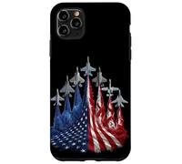 Carcasa para iPhone 11 Pro MAX 4th of July Fighter Jet US Flag American Military Planes
