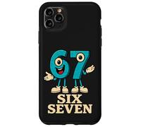 Carcasa para iPhone 11 Pro MAX 67 Six Seven 6-7 - Meme de Juegos de Argot Italiano Divertido Brainrot