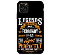 Carcasa para iPhone 11 Pro MAX 72.o cumpleaños Leyendas Vintage Nacido en 1954 72 años