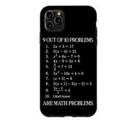 Carcasa para iPhone 11 Pro MAX 9 de Cada 10 Problemas Son matemáticas Álgebra Profesor