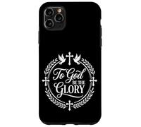 Carcasa para iPhone 11 Pro MAX A Dios Sea La Gloria Cristiano Fe Creyente