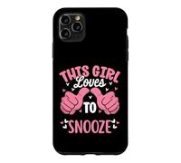 Carcasa para iPhone 11 Pro MAX A Esta Chica le Encanta posponer una Siesta Divertida dormida