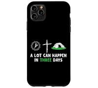 Carcasa para iPhone 11 Pro MAX A Lot Can Happen In 3 Days Easter Day Jesus Cross Christian