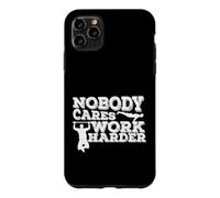 Carcasa para iPhone 11 Pro MAX A Nadie le Importa Trabaja más Duro Fitness Entrenamiento