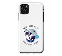 Carcasa para iPhone 11 Pro MAX A quién le Importa lo Que piensen los demás (gráfico de Mapache)