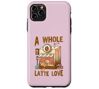 Carcasa para iPhone 11 Pro MAX A Whole Latte Love Coffee Kawaii Lindo Divertido