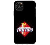 Carcasa para iPhone 11 Pro MAX Aarhus Ciudad Dinamarca Gaviota Vintage Bandera Recuerdo