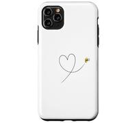 Carcasa para iPhone 11 Pro MAX Abeja Volar Un Corazón Animales Natural