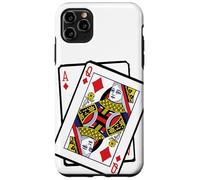 Carcasa para iPhone 11 Pro MAX Ace & Queen of Diamonds 21st Birthday Twenty One Years Old