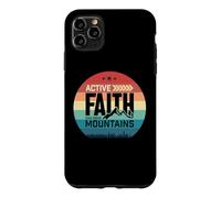Carcasa para iPhone 11 Pro MAX Active Faith Can Move Mountains Christian Men Women Kids