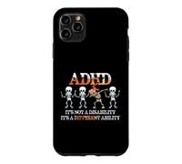 Carcasa para iPhone 11 Pro MAX ADHD It's Not Disability It's A Different Ability Skeleton