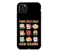 Carcasa para iPhone 11 Pro MAX Adorable Gato Kawaii Sushi Miau-Algunos felinos