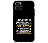 Carcasa para iPhone 11 Pro MAX Adulting is Optional Funny Collector Infancia Kidults