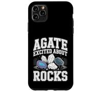 Carcasa para iPhone 11 Pro MAX Agate Excited About Rocks Nerd de geología de Rocas |-