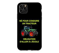 Carcasa para iPhone 11 Pro MAX Agriculteur Fermier Agriculture Paysan Tracteur École Enfant