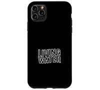 Carcasa para iPhone 11 Pro MAX Agua Viva Bautismo Cristiano Adoración Oración Iglesia Fe
