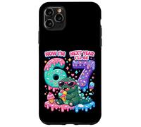 Carcasa para iPhone 11 Pro MAX Ahora Tengo 6 El próximo año seré 7 Kaiju Ice Cream 67 Meme Bday