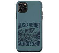 Carcasa para iPhone 11 Pro MAX Alaska or Bust Salmon Season Fishing Angler Adventure
