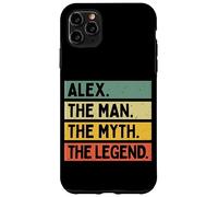 Carcasa para iPhone 11 Pro MAX Alex The Man The Myth The Legend - Cita Personalizada Divertida